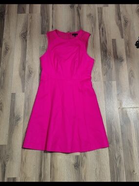 Ladies Size 6 Hot Pink Barbie Princess Style Fit-and-Flare Mini Party Dress